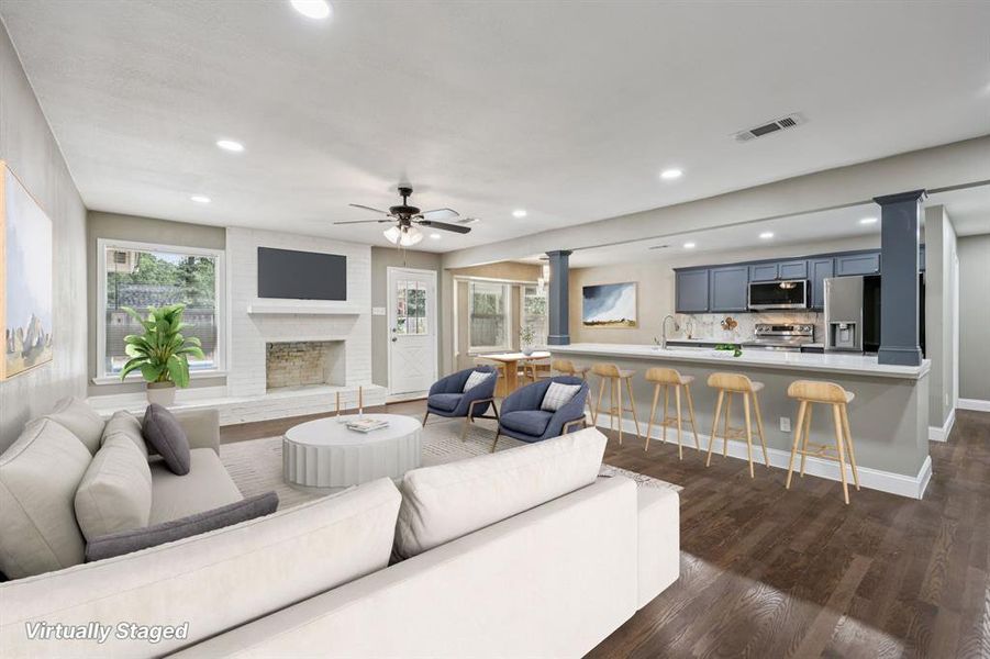 Furnished interior view inside a new home in , Azle (Image 10). Furnished interior view inside a new home in , Azle (Image 10).