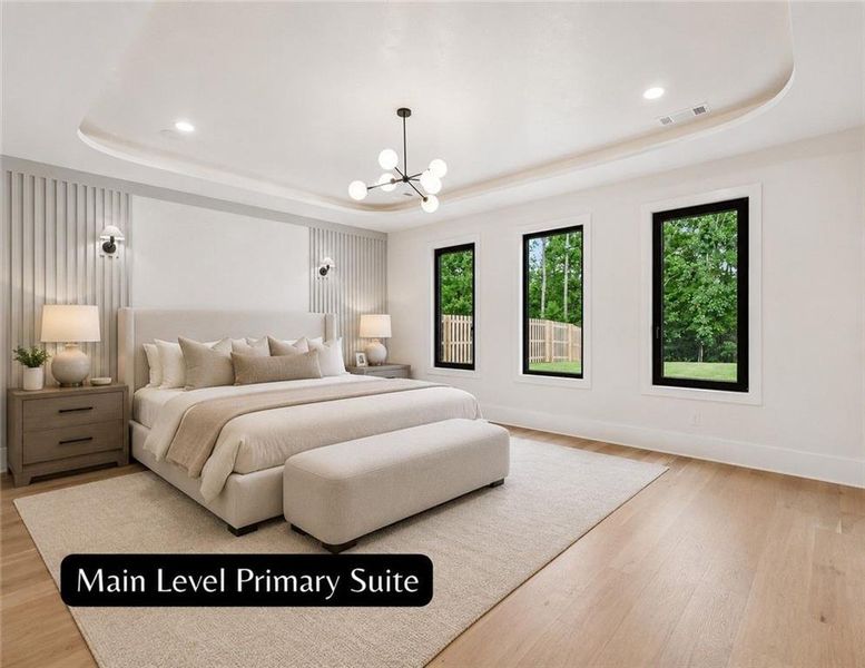Furnished interior view inside a new home in , Flowery Branch (Image 14).