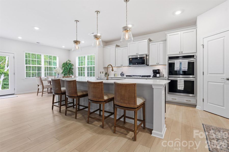 Furnished interior view inside a new home in Falls Cove at Lake Norman, Troutman (Image 8).