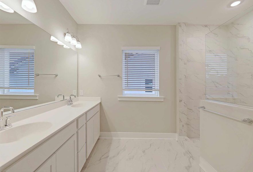 Furnished interior view inside a new home in Point Hope - Cottage Collection, Charleston (Image 5). Furnished interior view inside a new home in Point Hope - Cottage Collection, Charleston (Image 5).