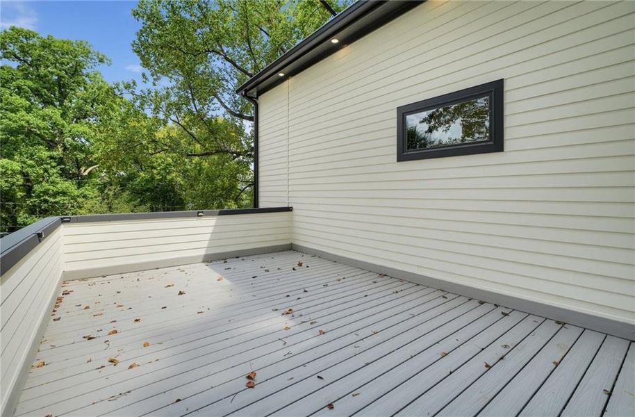 Exterior details and patio area of a home in , Atlanta (Image 26).