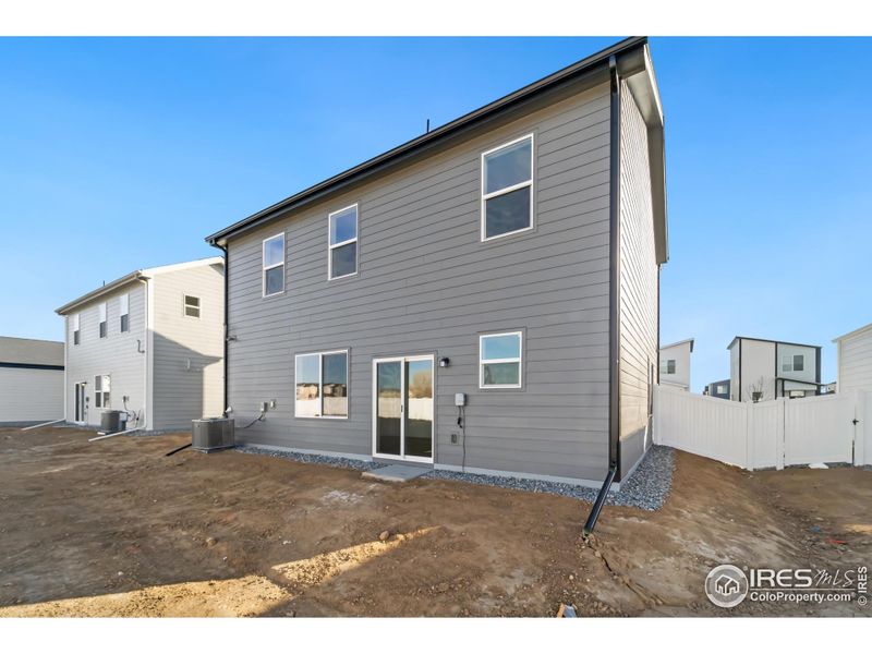 Exterior details and patio area of a home in Liberty Draw, Evans (Image 2). Exterior details and patio area of a home in Liberty Draw, Evans (Image 2).