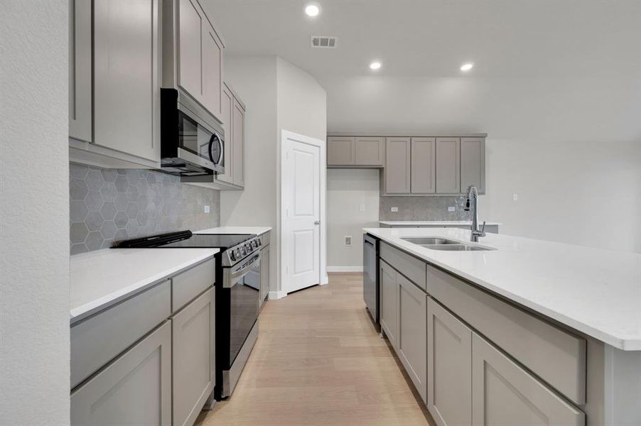 Furnished interior view inside a new home in Mercer Meadows, Royse City (Image 5).