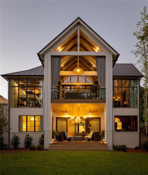 Exterior details and patio area of a home in , Chattahoochee Hills (Image 3).