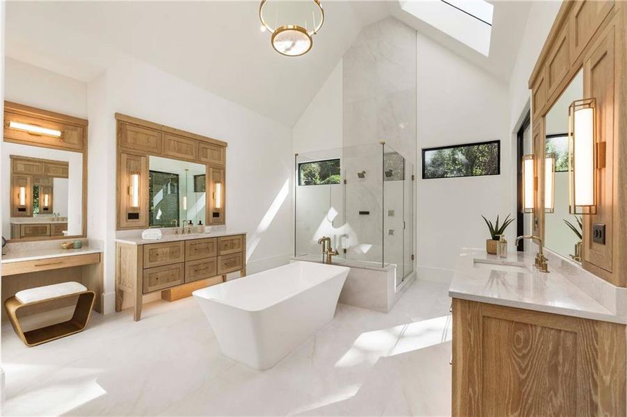 Furnished interior view inside a new home in , Sandy Springs (Image 42).