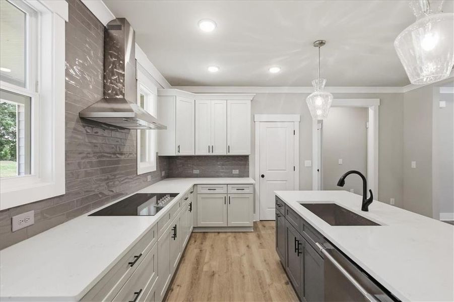 Furnished interior view inside a new home in , Statham (Image 32).