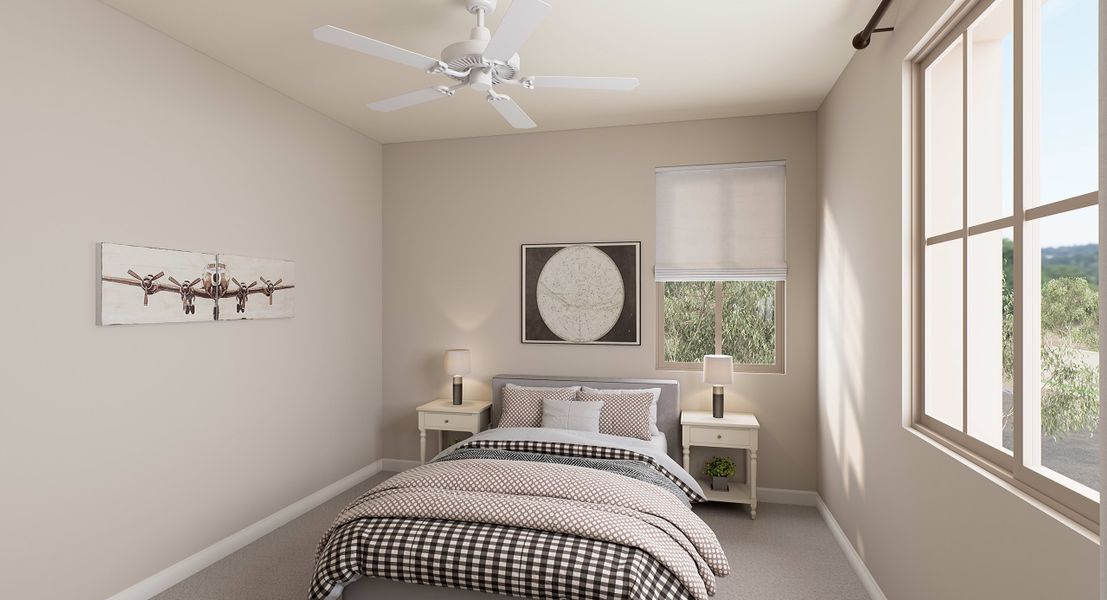 Representative furnished interior of a home built from the Ventana Plan 4507 by Tri Pointe Homes in Soleo, San Tan Valley (Image 35).