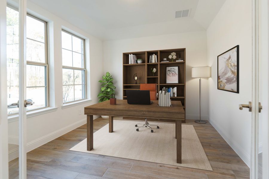 Representative furnished interior of a home built from the Northcliffe by Beazer Homes in Amira: Hilltop Collection, Tomball (Image 5). Representative furnished interior of a home built from the Northcliffe by Beazer Homes in Amira: Hilltop Collection, Tomball (Image 5).