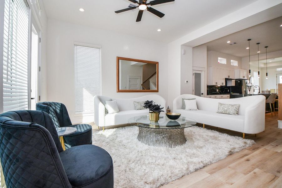 Furnished interior view inside a new home in , Houston (Image 28).