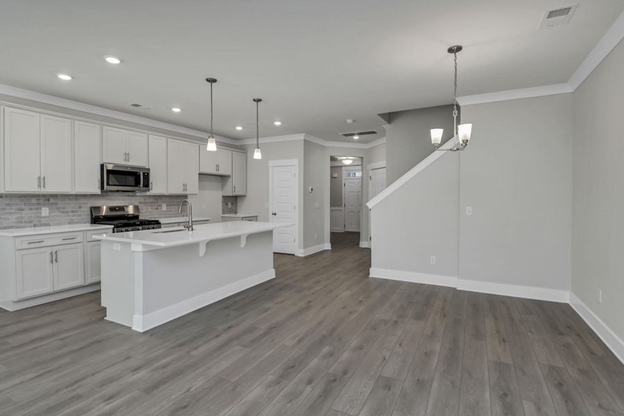 Furnished interior view inside a new home in Lake Carolina Townhomes, Columbia (Image 14).