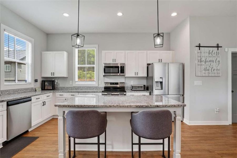 Furnished interior view inside a new home in , Atlanta (Image 13).