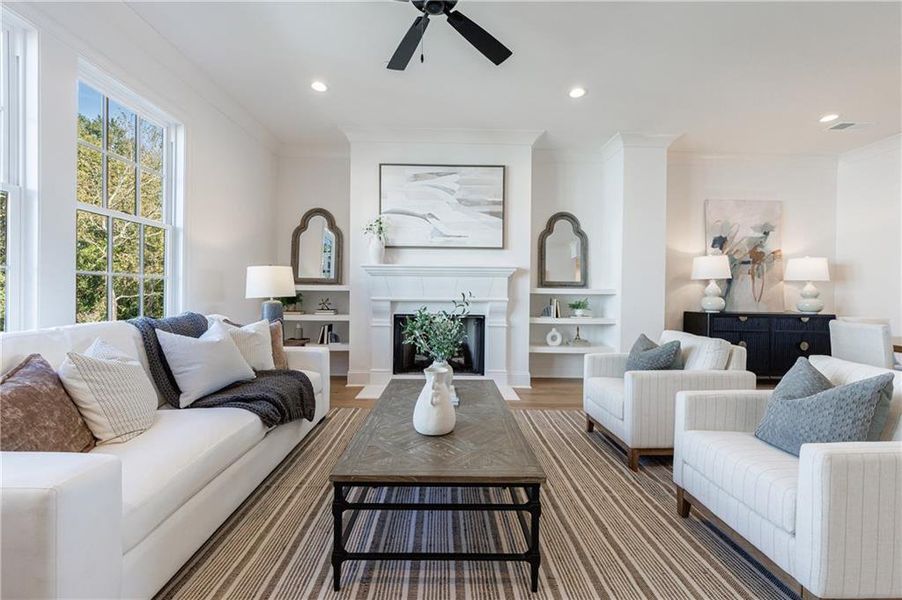 Furnished interior view inside a new home in , Alpharetta (Image 17).