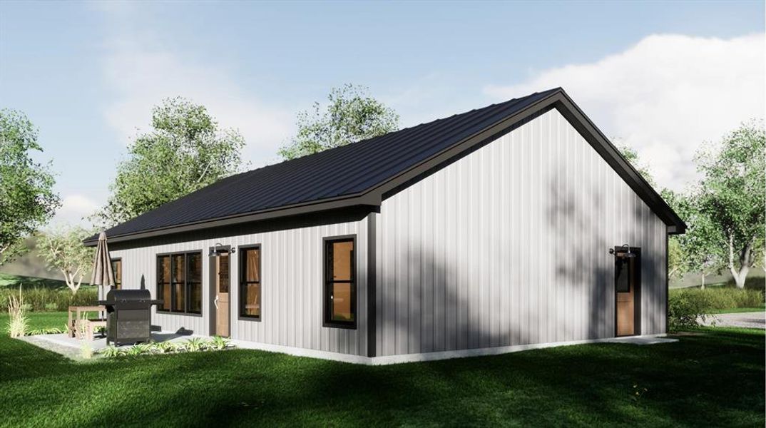 Front exterior of a new home in , Tioga, TX, highlighting curb appeal (Image 5).