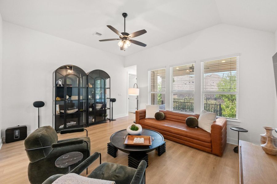 Furnished interior view inside a new home in , Kyle (Image 13).