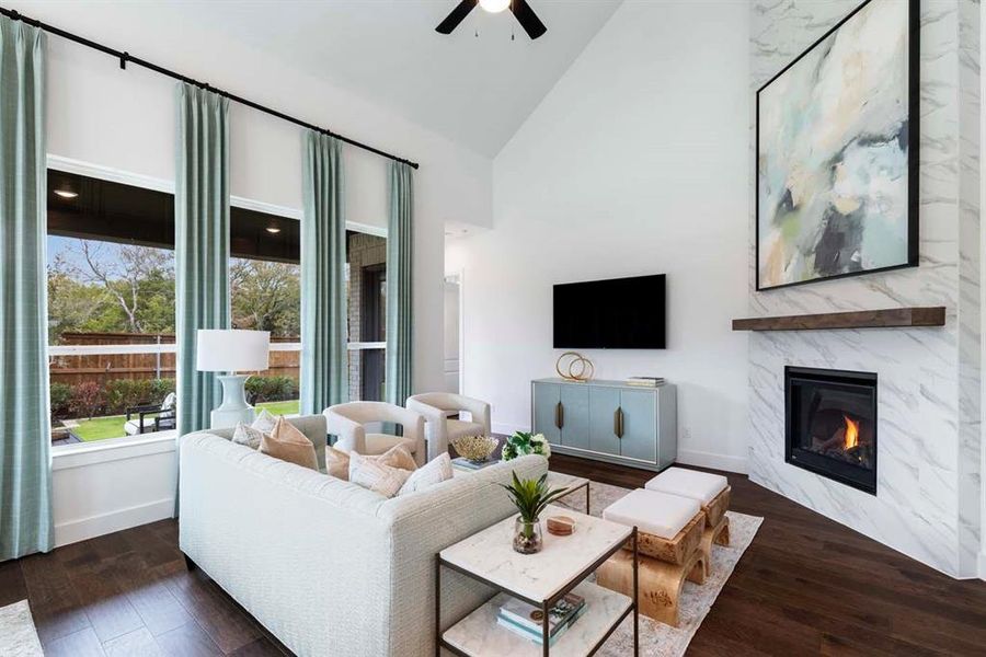 Furnished interior view inside a new home in Gateway Village - The Reserve, Denison (Image 16).