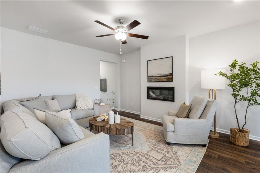 Furnished interior view inside a new home in , Conyers (Image 29). Furnished interior view inside a new home in , Conyers (Image 29).