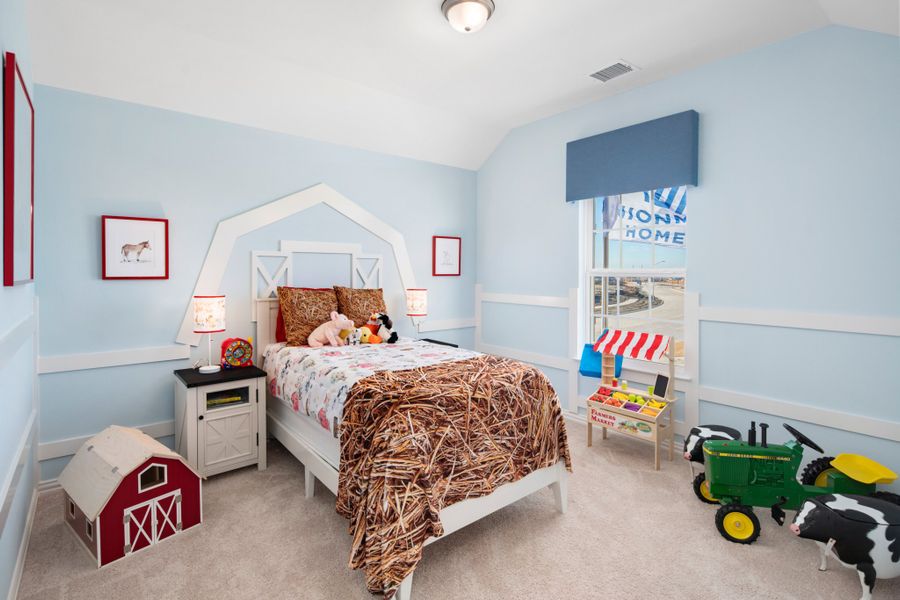 Representative furnished interior of a home built from the Salado by UnionMain Homes in Legacy Hills, Celina (Image 46).