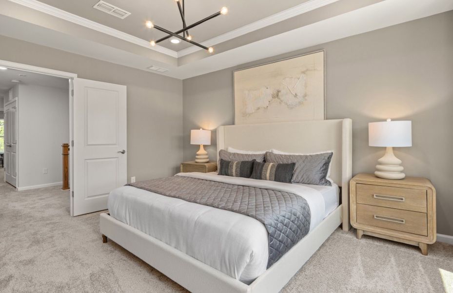 Furnished interior view inside a new home in McConnell Ridge, McLeansville (Image 10).