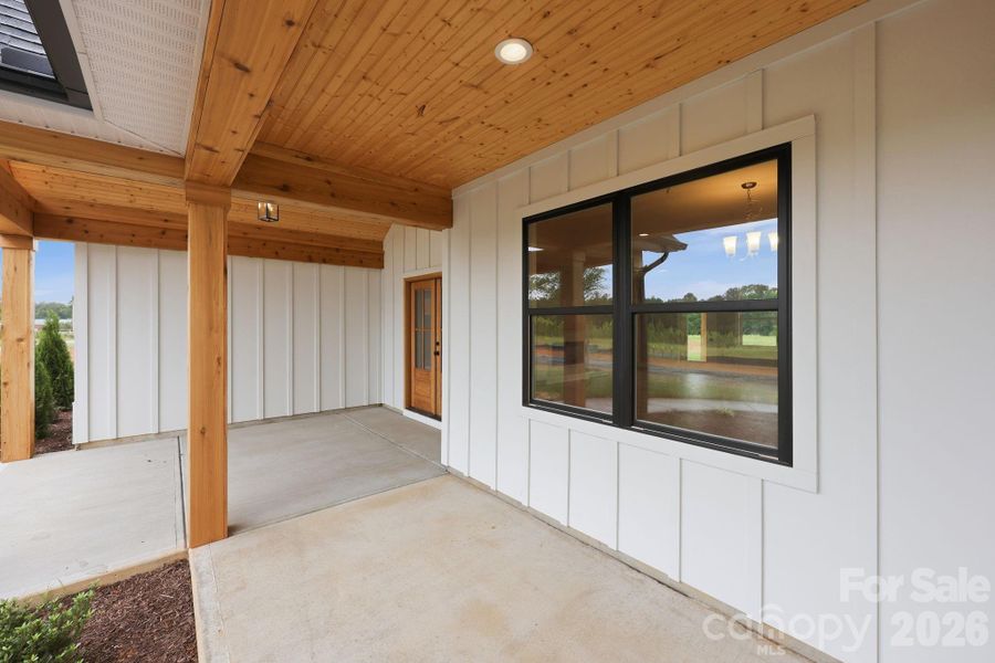 Exterior details and patio area of a home in , Locust (Image 24). Exterior details and patio area of a home in , Locust (Image 24).