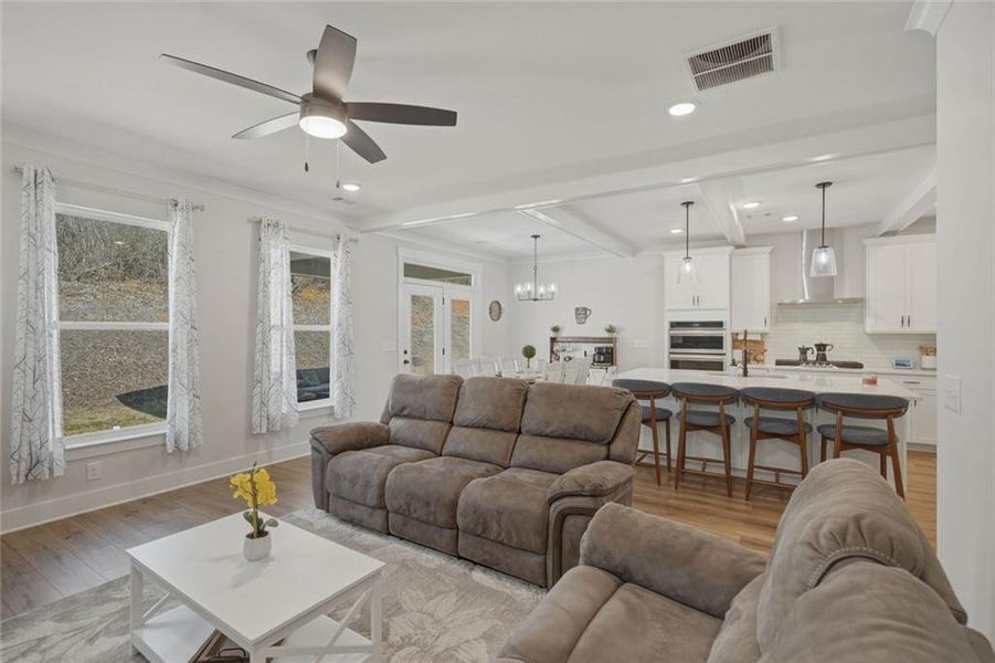 Furnished interior view inside a new home in Cambridge, Flowery Branch (Image 13).