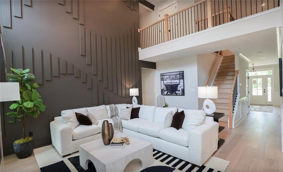 Furnished interior view inside a new home in , Pendergrass (Image 32).