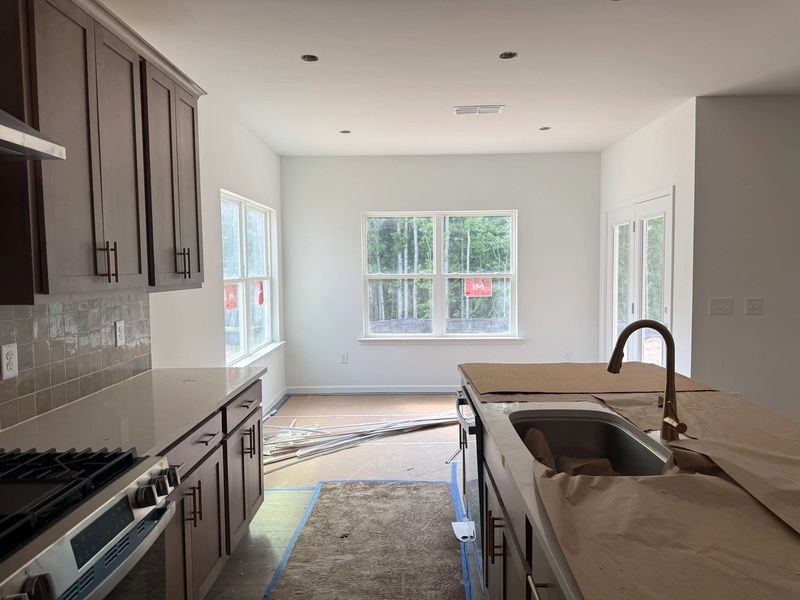 In-progress construction of a new home in The Point, Rolesville, NC (Image 8).
