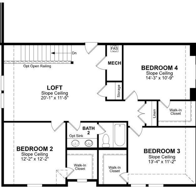 Beazer Homes Verandah Rainer plan