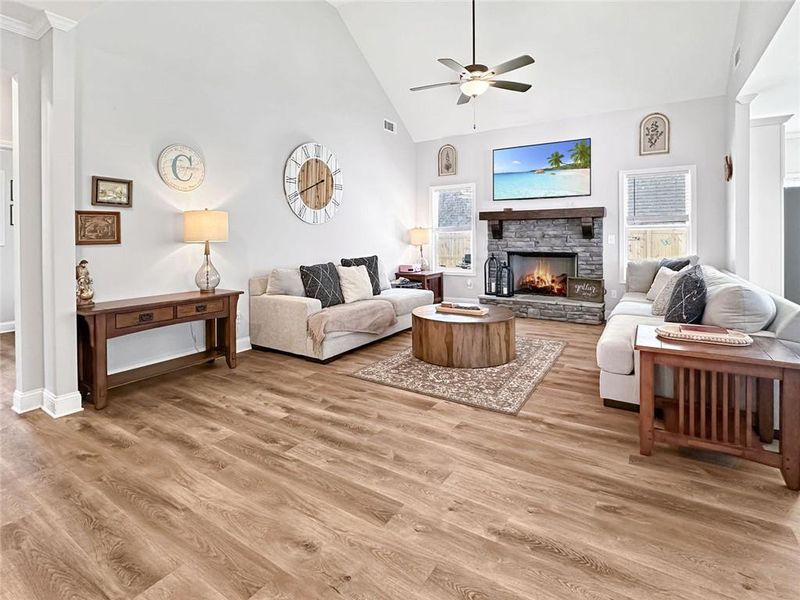 Furnished interior view inside a new home in , Rockmart (Image 9).