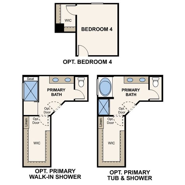 2D floor plan layout of this home in Rancho Vista, Surprise, AZ (Image 7).