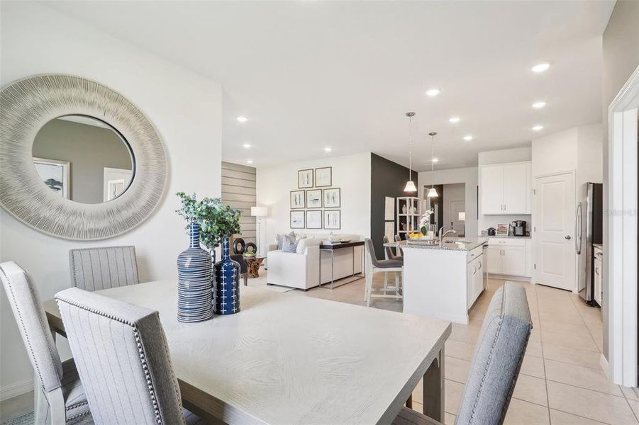 Furnished interior view inside a new home in , Leesburg (Image 19).