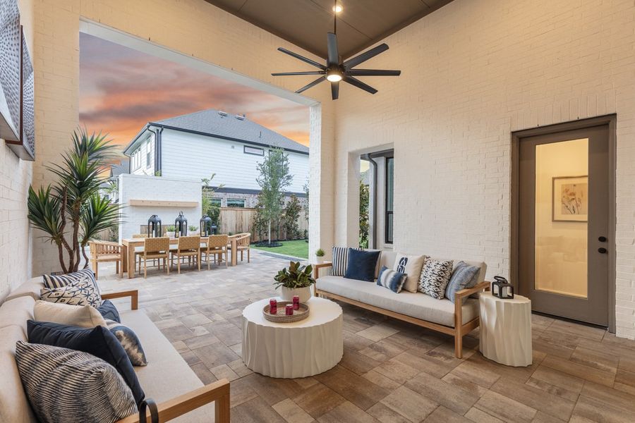 Representative Patio - some options shown Representative Patio - some options shown