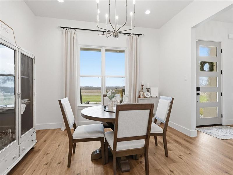 Furnished interior view inside a new home in , Weatherford (Image 23).