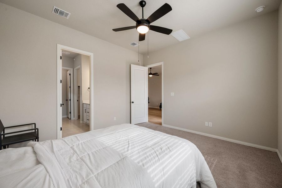 Furnished interior view inside a new home in Heritage, Dripping Springs (Image 13).