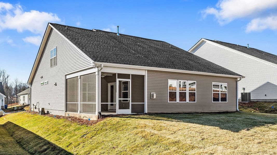 Exterior details and patio area of a home in Brayden, Advance (Image 25).