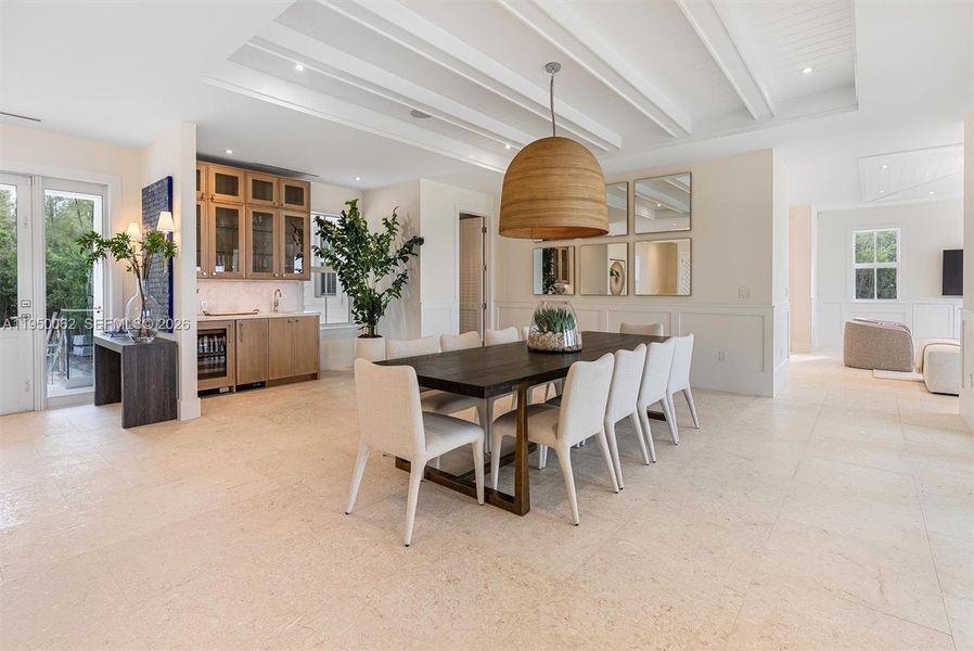 Furnished interior view inside a new home in , Islamorada, Village of Islands (Image 11).