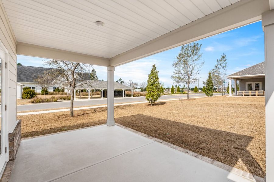 Exterior details and patio area of a home in Natureview, Freeport (Image 3).