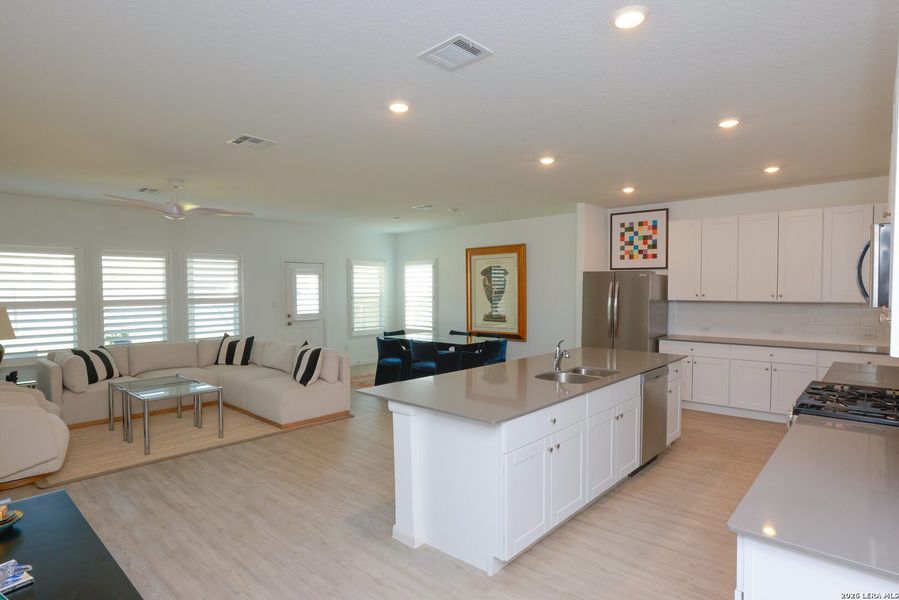 Furnished interior view inside a new home in Hidden Trails, Bulverde (Image 16).