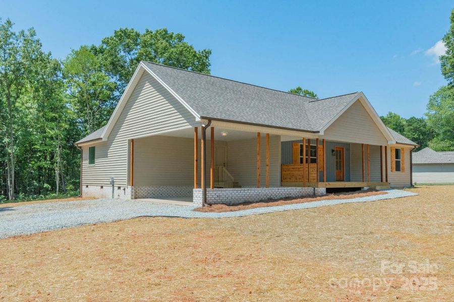 Exterior details and patio area of a home in , Linwood (Image 21). Exterior details and patio area of a home in , Linwood (Image 21).