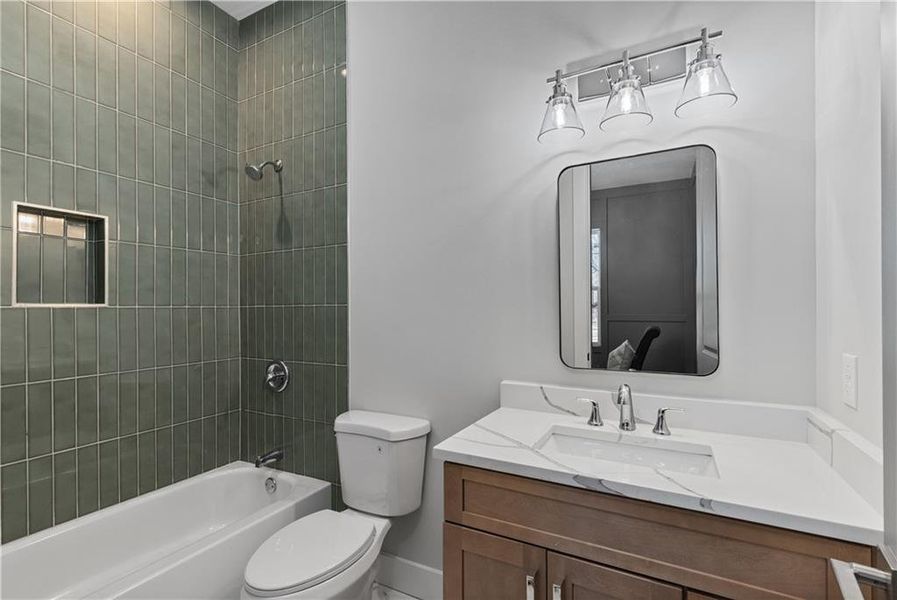 Furnished interior view inside a new home in , Decatur (Image 42).