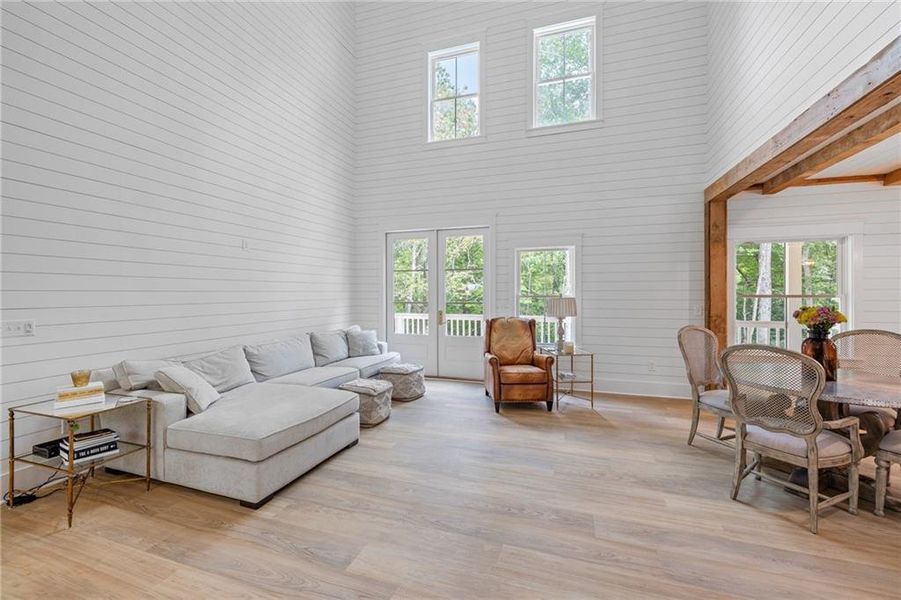 Furnished interior view inside a new home in , Flowery Branch (Image 17).
