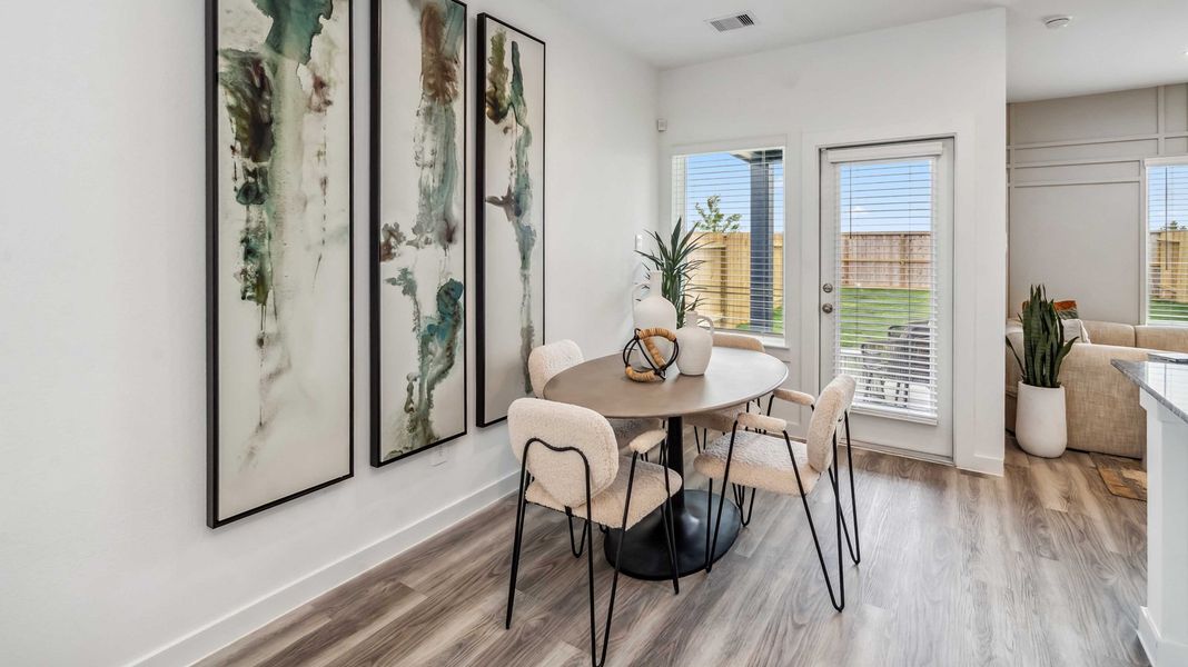 Furnished interior view inside a new home in Grand West, Houston (Image 4).