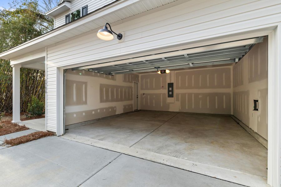 Exterior details and patio area of a home in , Charleston (Image 28). Exterior details and patio area of a home in , Charleston (Image 28).