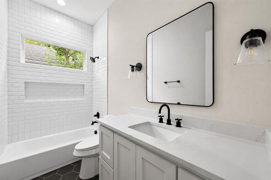Furnished interior view inside a new home in , Dallas (Image 5).