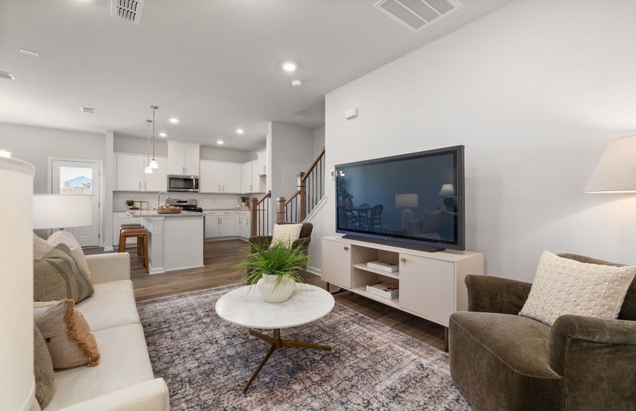 Furnished interior view inside a new home in Saunders Farm, Willow Spring (Image 17).