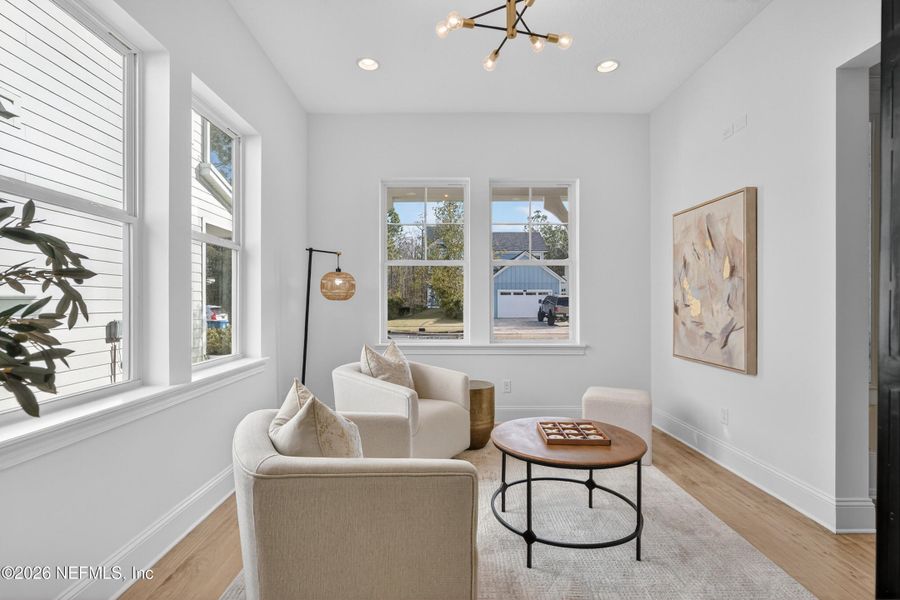 Furnished interior view inside a new home in , Ponte Vedra (Image 46).