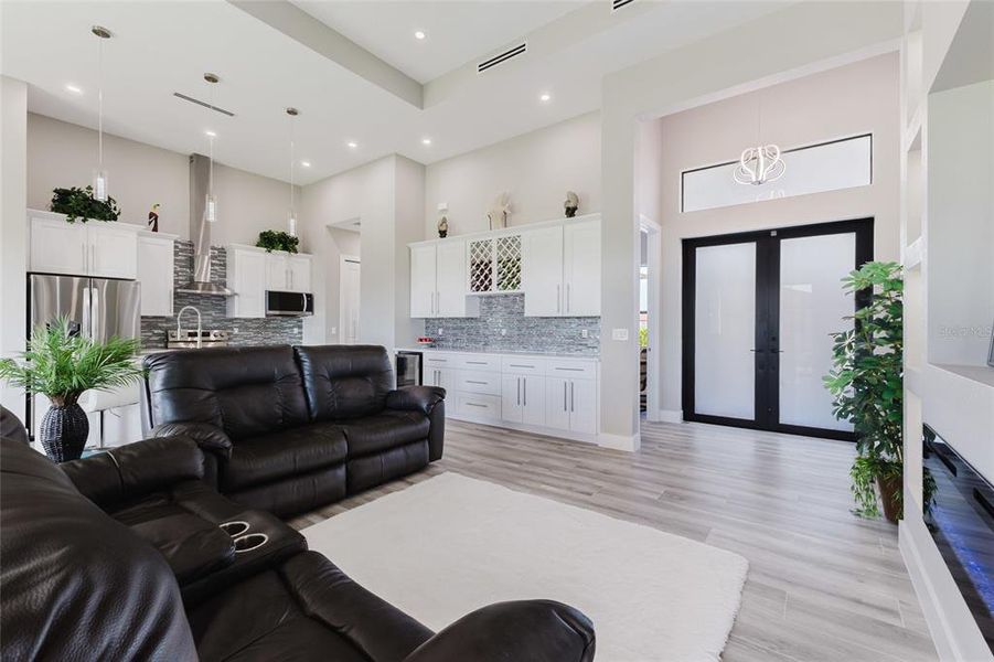 Furnished interior view inside a new home in , Cape Coral (Image 8). Furnished interior view inside a new home in , Cape Coral (Image 8).