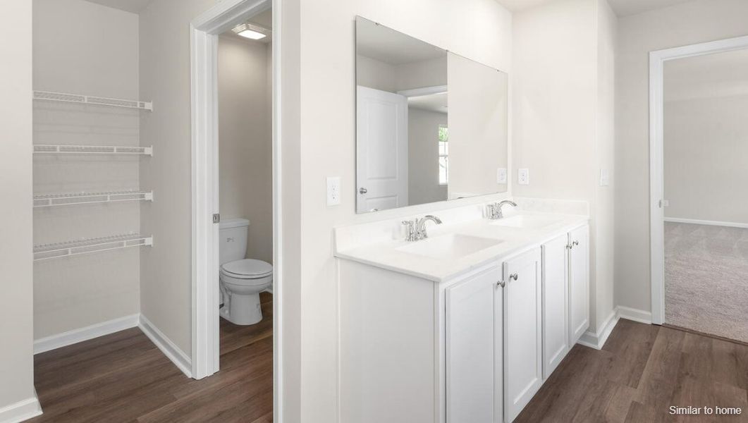 Furnished interior view inside a new home in Saltgrass Landing, Winnabow (Image 9).