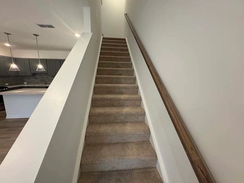 Stairs to Second Floor