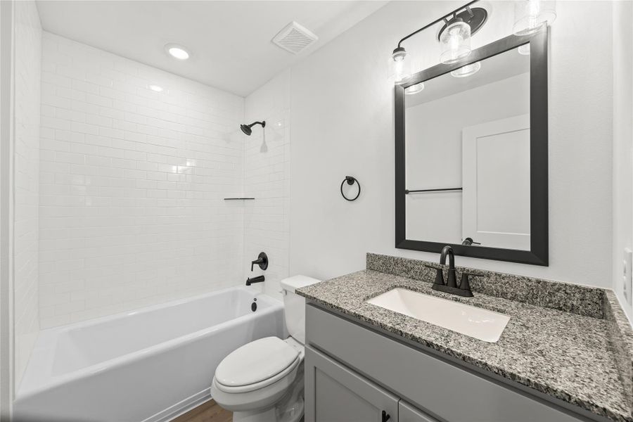 Furnished interior view inside a new home in River Ranch Trails, Dayton (Image 6). Furnished interior view inside a new home in River Ranch Trails, Dayton (Image 6).