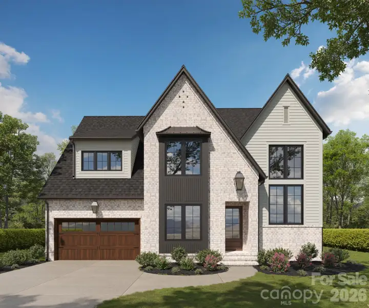 Front exterior of a new home in , Charlotte, NC, highlighting curb appeal (Image 1). Front exterior of a new home in , Charlotte, NC, highlighting curb appeal (Image 1).